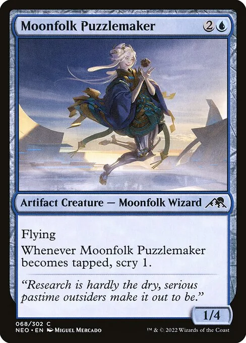 Moonfolk Puzzlemaker · Kamigawa: Neon Dynasty 68/531