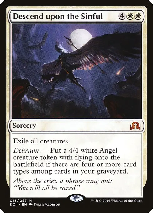 Descend upon the Sinful · Shadows over Innistrad 13/302