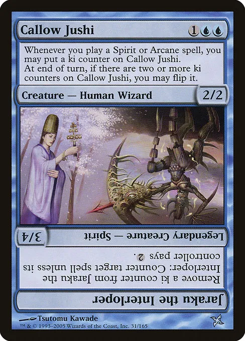 Callow Jushi // Jaraku the Interloper · Betrayers of Kamigawa 31/165