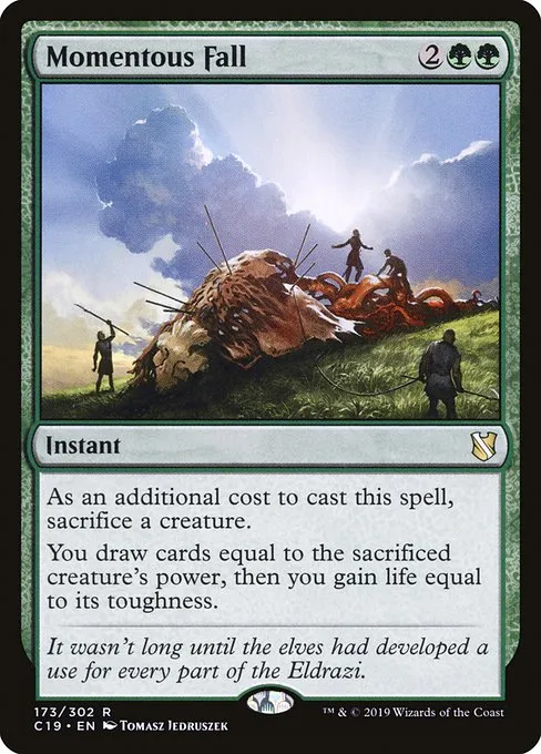 Momentous Fall · Commander 2019 173/302