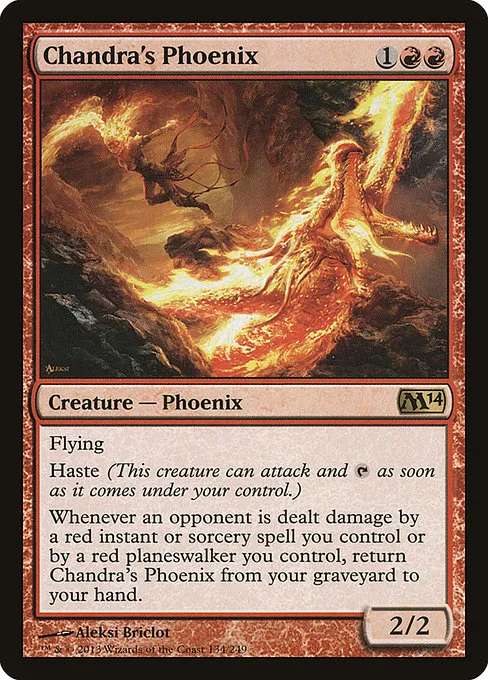 Chandra's Phoenix · Magic 2014 134/249