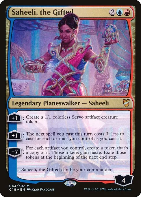 Saheeli, the Gifted · Commander 2018 44/307