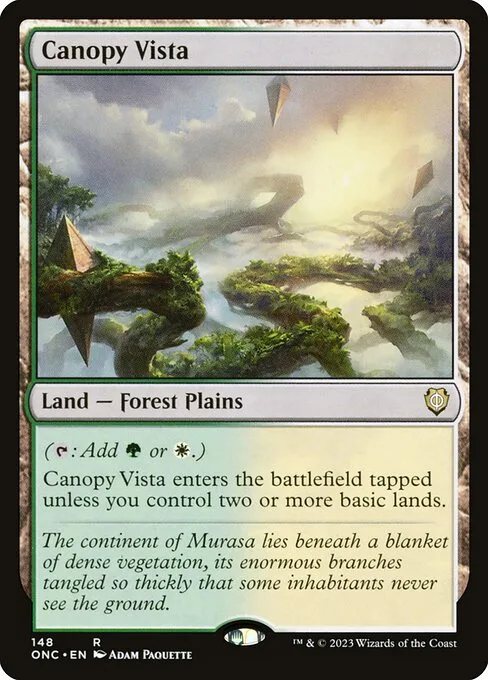Canopy Vista · Phyrexia: All Will Be One Commander 148/174