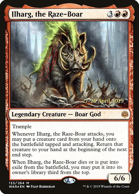 Ilharg, the Raze-Boar · War of the Spark Promos 133s/176