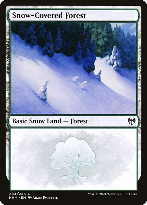 Snow-Covered Forest · Kaldheim 284/425