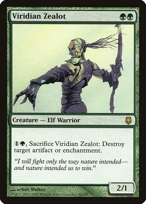 Viridian Zealot · Darksteel 90/165