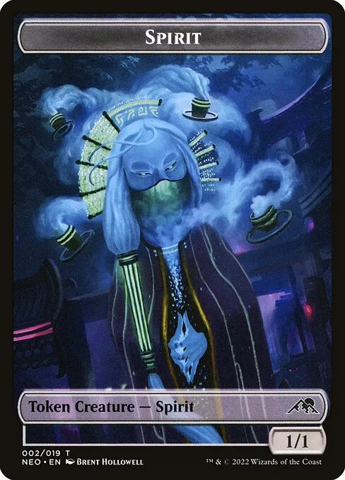 Spirit · Kamigawa: Neon Dynasty Tokens 2/19