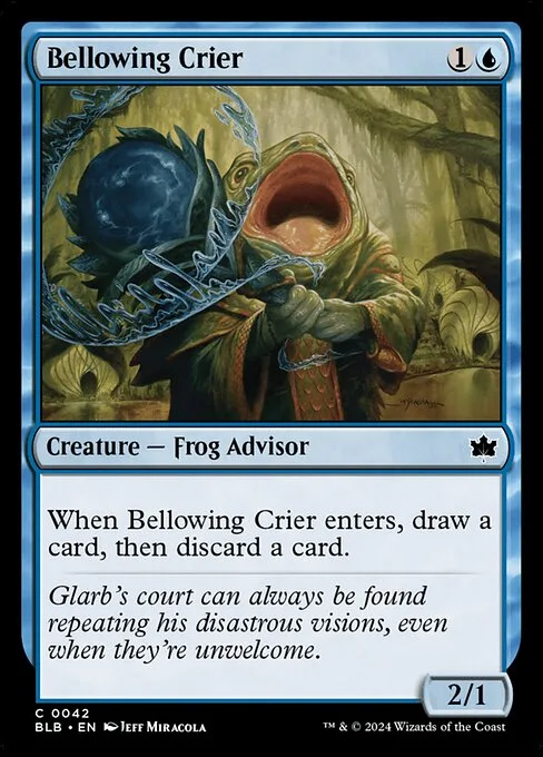 Bellowing Crier · Bloomburrow 42/398
