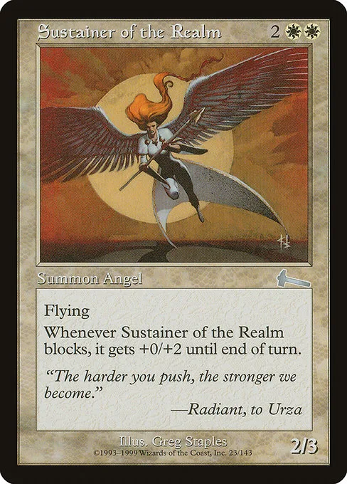 Sustainer of the Realm · Urza's Legacy 23/143