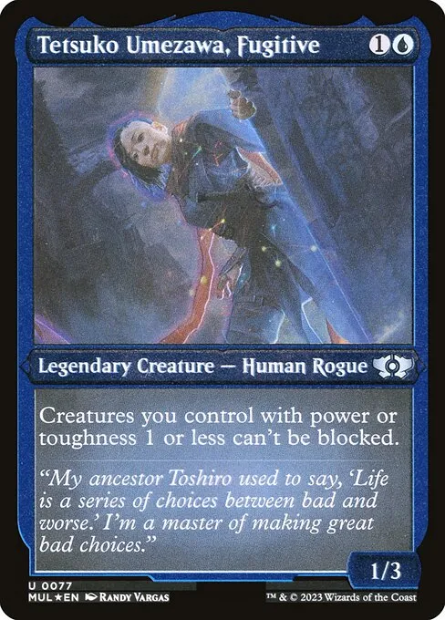 Tetsuko Umezawa, Fugitive · Multiverse Legends 77/261