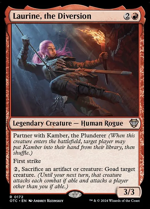 Laurine, the Diversion · Outlaws of Thunder Junction Commander 172/342
