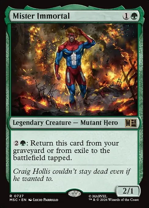 Mister Immortal · Marvel Super Heroes Commander 727/9