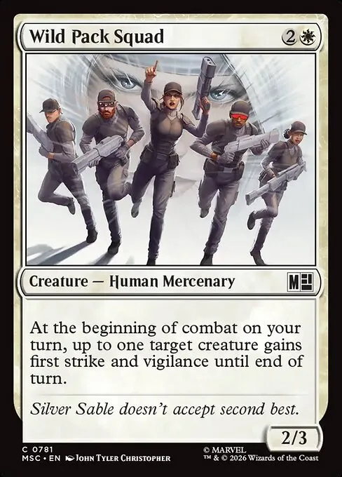 Wild Pack Squad · Marvel Super Heroes Commander 781/9