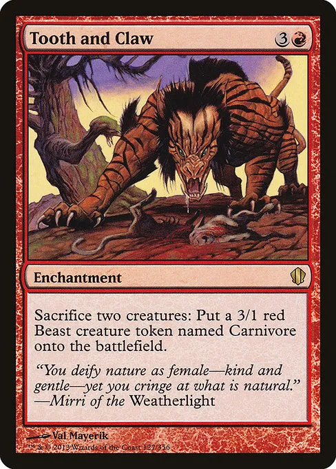 Tooth and Claw · Commander 2013 127/356