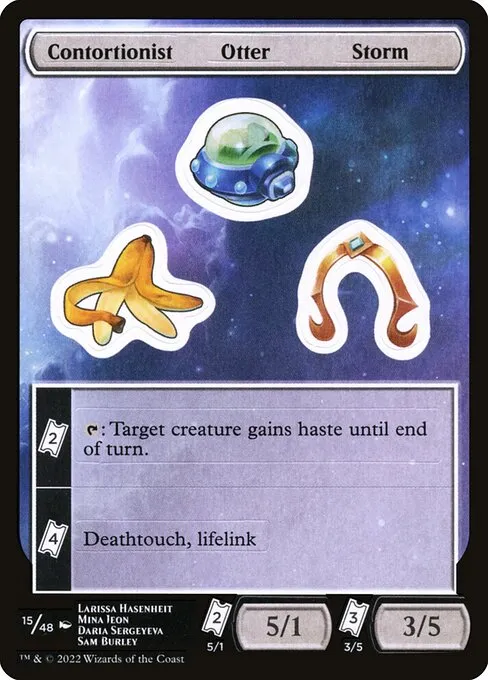 Contortionist Otter Storm · Unfinity Sticker Sheets 15/48