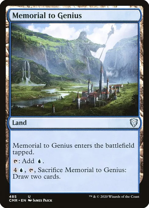 Memorial to Genius · Commander Legends 485/718