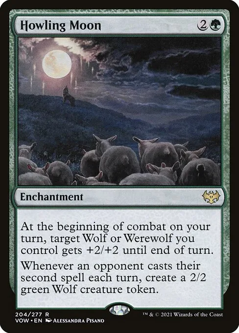 Howling Moon · Innistrad: Crimson Vow 204/423