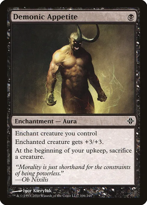 Demonic Appetite · Rise of the Eldrazi 106/248