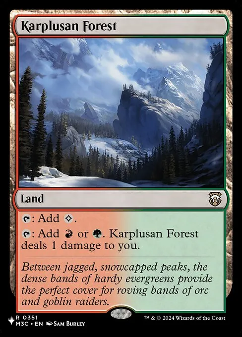 Karplusan Forest · The List M3C-351/5050