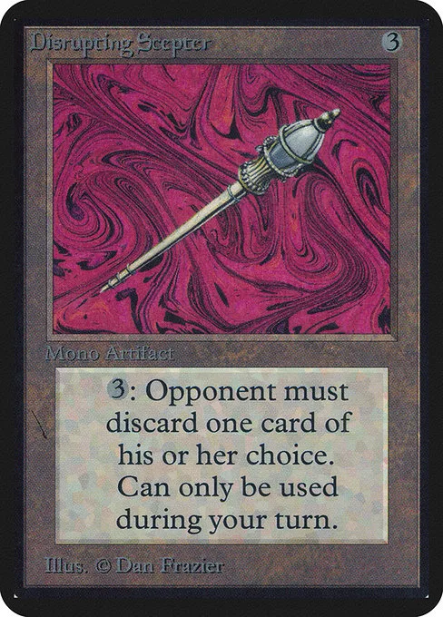 Disrupting Scepter · Limited Edition Alpha 242/295