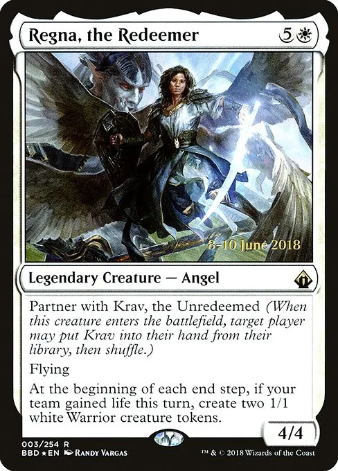 Regna, the Redeemer · Battlebond Promos 3s/22
