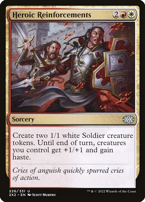 Heroic Reinforcements · Double Masters 2022 226/579