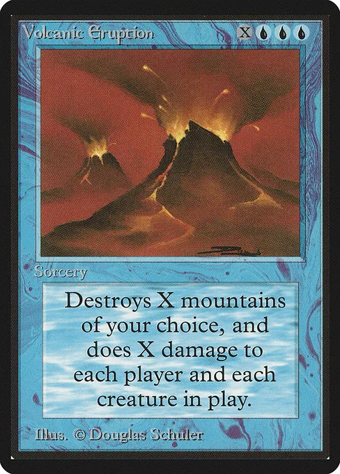 Volcanic Eruption · Limited Edition Beta 89/302