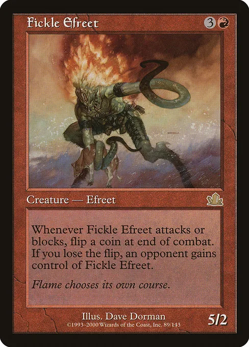 Fickle Efreet · Prophecy 89/144