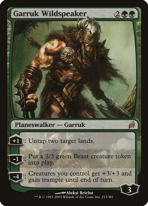 Garruk Wildspeaker · Lorwyn 213/301