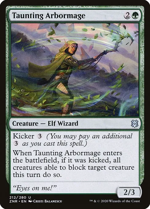 Taunting Arbormage · Zendikar Rising 212/407