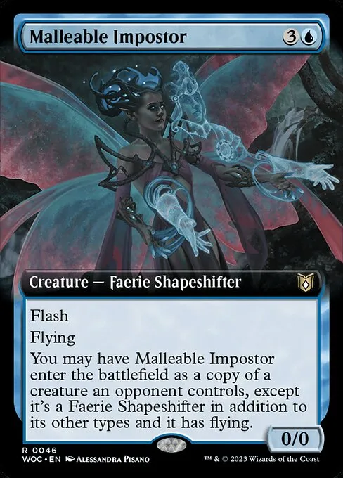 Malleable Impostor · Wilds of Eldraine Commander 46/173