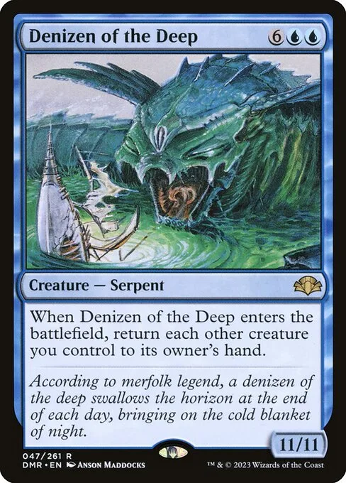 Denizen of the Deep · Dominaria Remastered 47/457