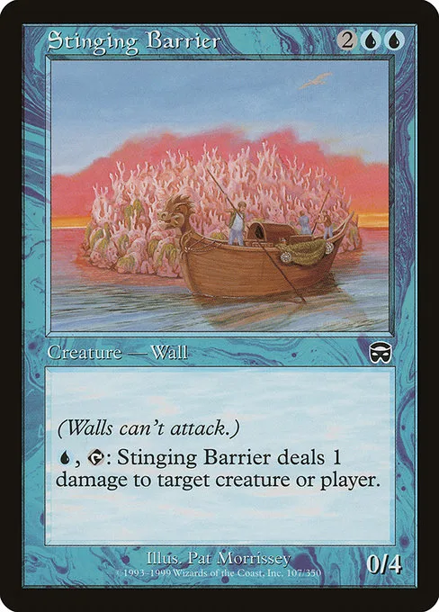 Stinging Barrier · Mercadian Masques 107/350