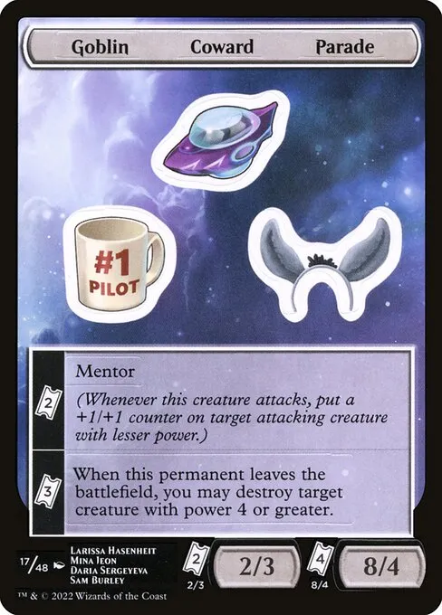 Goblin Coward Parade · Unfinity Sticker Sheets 17/48