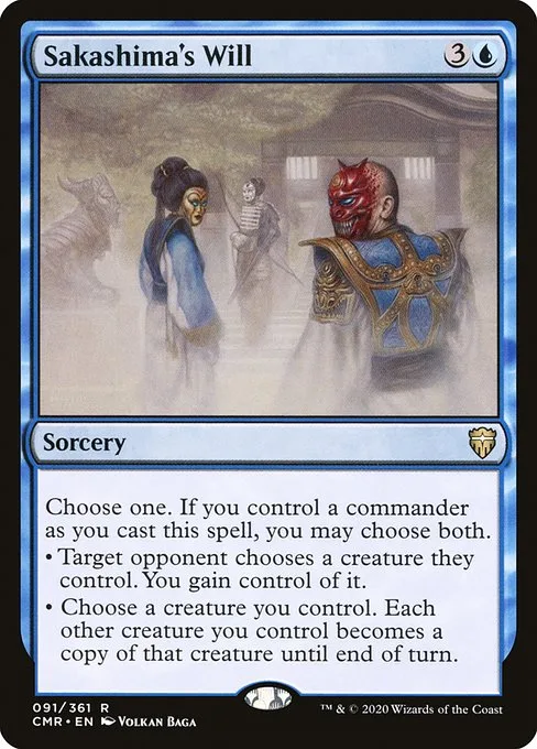Sakashima's Will · Commander Legends 91/718