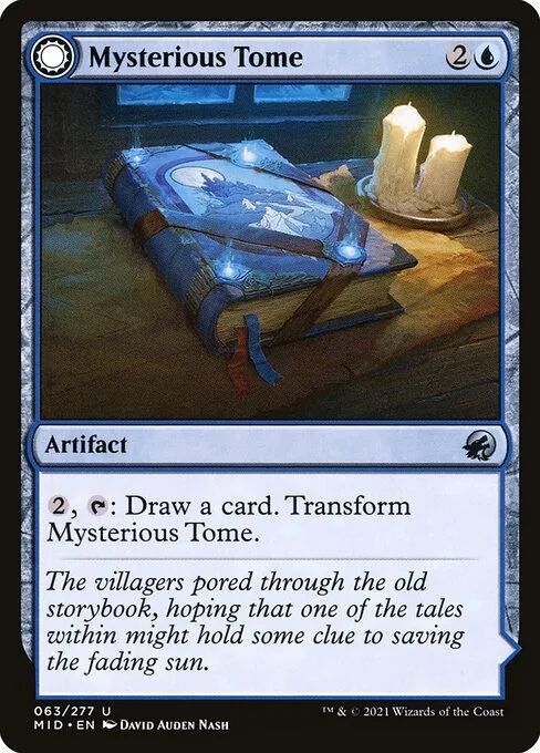 Mysterious Tome // Chilling Chronicle · Innistrad: Midnight Hunt 63/399