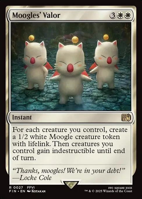 Moogles' Valor · Final Fantasy 27/599