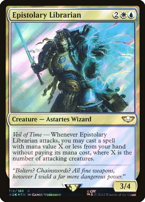 Epistolary Librarian · Warhammer 40,000 Commander 118★/617