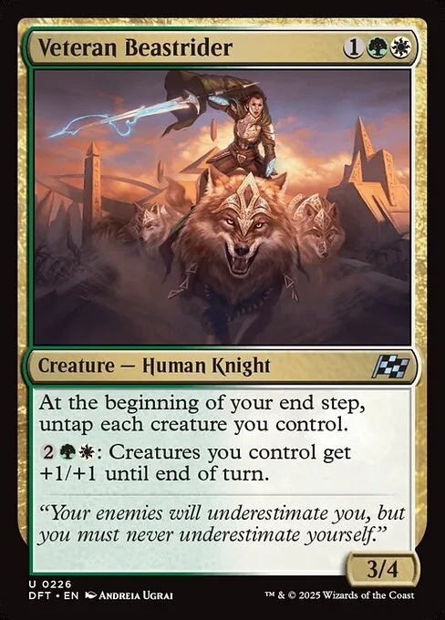 Veteran Beastrider · Aetherdrift 226/553