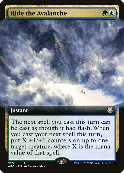 Ride the Avalanche · Forgotten Realms Commander 325/331