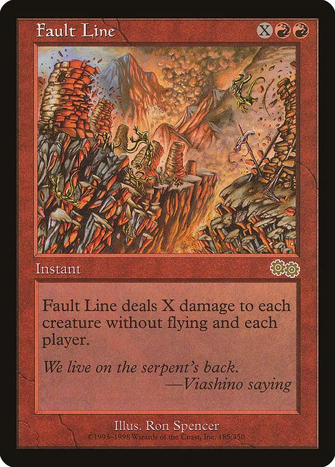 Fault Line · Urza's Saga 185/357
