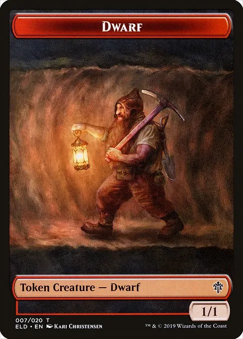 Dwarf · Throne of Eldraine Tokens 7/20