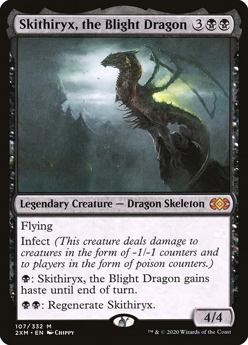 Skithiryx, the Blight Dragon · Double Masters 107/384
