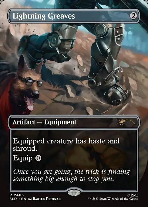 Lightning Greaves · Secret Lair Drop 2465/2547
