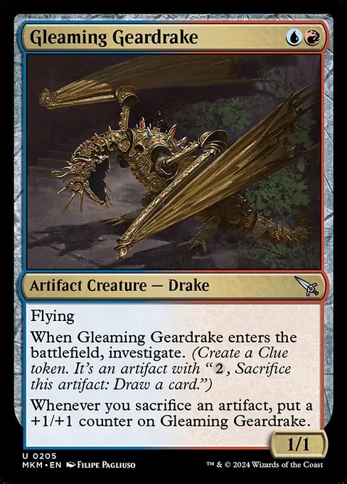 Gleaming Geardrake · Murders at Karlov Manor 205/451