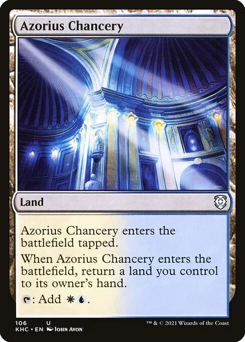 Azorius Chancery · Kaldheim Commander 106/119