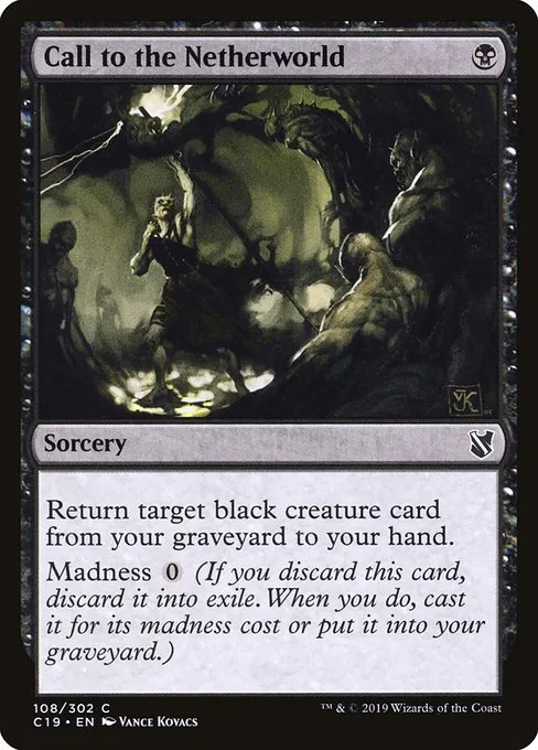 Call to the Netherworld · Commander 2019 108/302