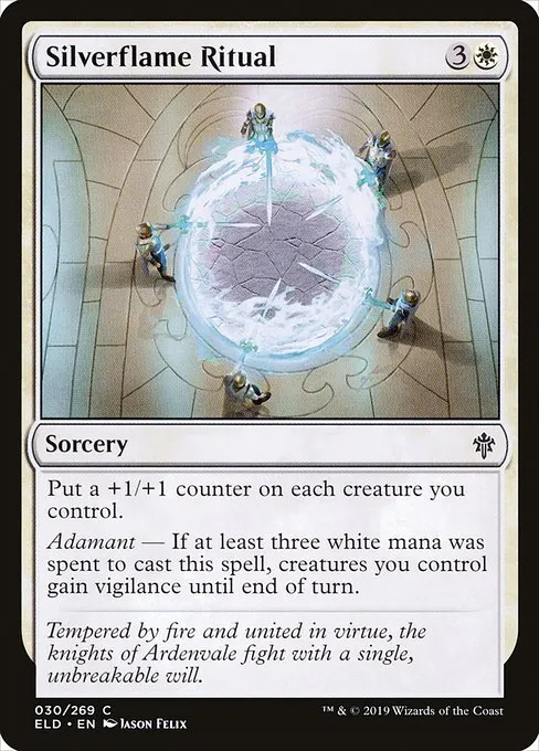 Silverflame Ritual · Throne of Eldraine 30/398