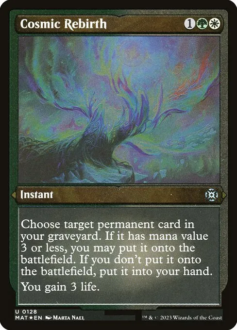 Cosmic Rebirth · March of the Machine: The Aftermath 128/230