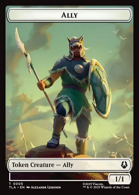 Ally · Avatar: The Last Airbender Tokens 5/22
